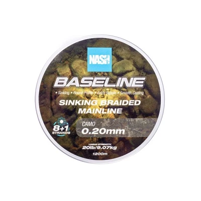 Afbeelding van Nash Baseline Sinking Braid UV Yellow 1200m