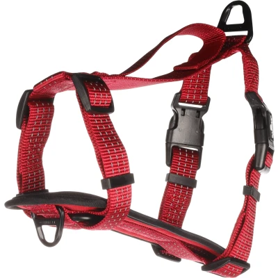 Afbeelding van &quot;Hondentuig Zorba Rood Comfortabel en duurzaam&quot; / S Hals 31 41cm I Borst 47 53cm