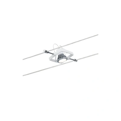 Afbeelding van Paulmann 94148 kabelsysteem Spot MacII max. 10 Watt kabellamp wit metaal kunststof plafondlamp GU5,3 zonder lamp