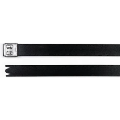 Afbeelding van HellermannTyton 111 00299 MBT14XHFC SS316/SP BK Kabelbinder Zwart Met kogelsluiting, UV stabiel 1 stuk(s)