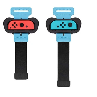 Afbeelding van TiMOVO polsbandjes voor Just Dance 2022 2021 2020 2019 en Nitendo Switch Zumba Burn It Up, 2 pack Joy Con Controller verstelbare polsband twee maten volwassenen kinderen