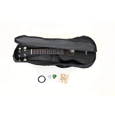 Afbeelding van GEWApure PS502822 Sopraanukelele Almeria Player Pack zwart NU met gratis online lesson (online onderwijs voor muzikant)