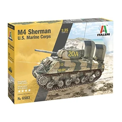 Afbeelding van Italeri M4A2 Sherman US Marine lichaam 1/35, I6583