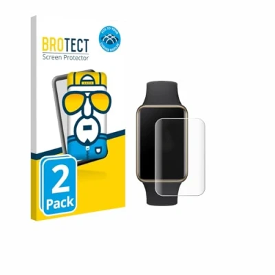 Afbeelding van BROTECT Screenprotector voor Honor Band 10 Folie Beschermfolie transparant volledig dekking (2 Stuks)
