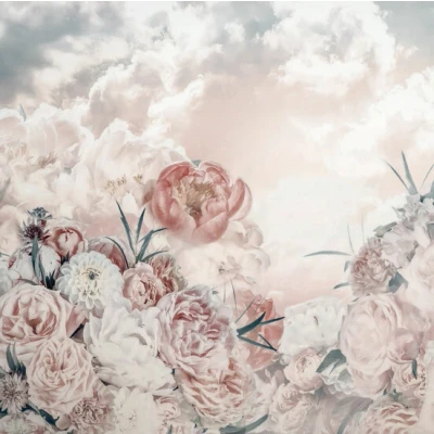 Afbeelding van Komar Vliesbehang Blossom Clouds 250x250 cm (breedte x hoogte) (1 stuk)