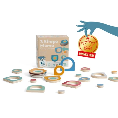 Afbeelding van BS Toys 3 Vormen Memo