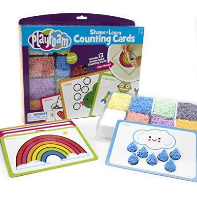 Afbeelding van Learning Resources Leerzaam Inzichten Playfoam Vorm geven aan en Leren Nummer Peuter Gereedheid Werkzaamheid 21 Stuk Set