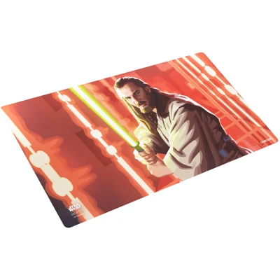 Afbeelding van Gamegenic, Star Wars: Unlimited Game Mat Qui Gon Jinn, afmetingen: 61 x 35 cm, dikte: 2 mm