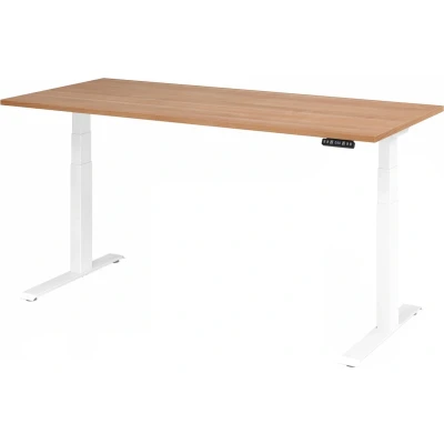 Afbeelding van XDKB 19 W Bureau 180 x 80 Walnoot Tafelhoogte I Elektrisch in hoogte verstelbaar