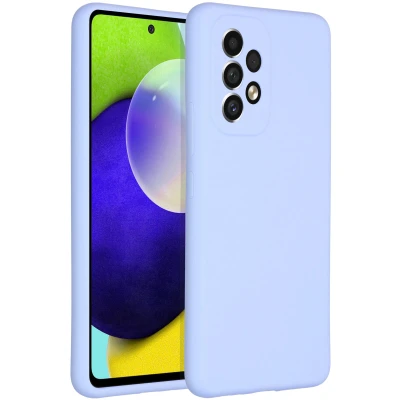 Afbeelding van Samsung Galaxy A53 Hoesje Siliconen en TPU (zacht) Accezz Softcase/Backcover Paars Telefoonhoesje