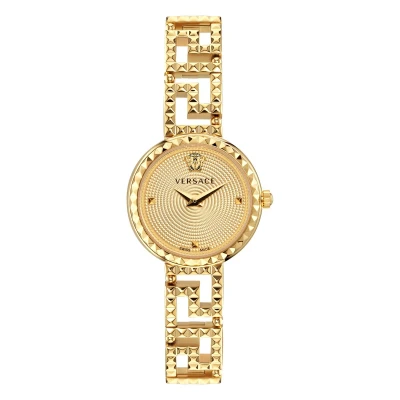 Afbeelding van Versace Watches Horloge goldcoloured, Dames, Maat: One Size, Gold coloured
