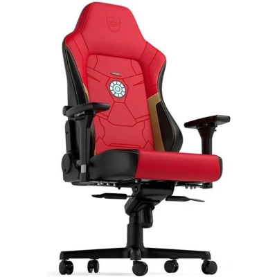 Afbeelding van Noblechairs HERO Iron Man Edition PC gamestoel Gecapitonneerde zitting Zwart, Rood