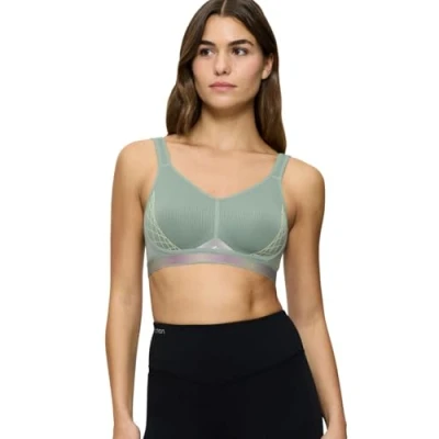 Afbeelding van triaction by Triumph Cardio FLOW Extreme Support Sportbh met high support, Dames, Maat: 95C, Abstinthe