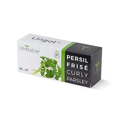 Afbeelding van Véritable® Lingot® Organic Curly Parsley BIO KRULPETERSELIE navulling voor alle binnenmoestuin toestellen