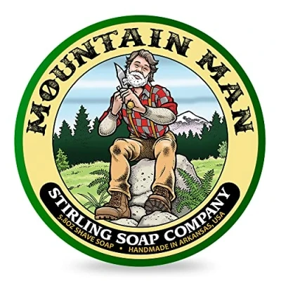 Afbeelding van Stirling Soap Co. scheercrème Mountain Man 165ml