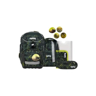 Afbeelding van Ergobag Lumiedition Schooltas set voor kinderen, Maat: One Size, Grau