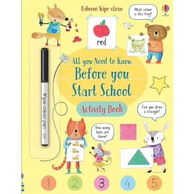 Afbeelding van Wipe Clean All You Need to Know Before Start School Activity Book (Wipe Books)