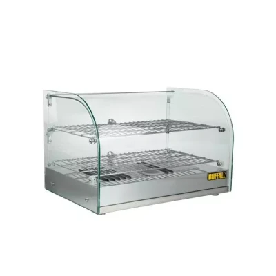 Afbeelding van Buffalo ck916 Verwarmd voedseldisplay, twee planken, 45 l