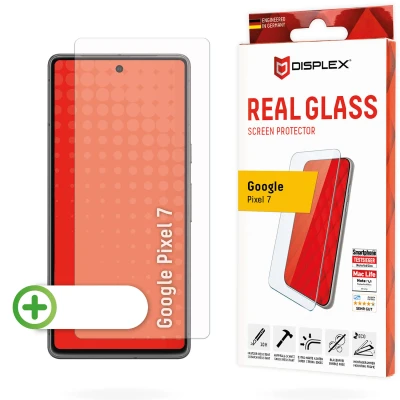 Afbeelding van Screenprotector Google Pixel 7: Displex Real Glass 2D