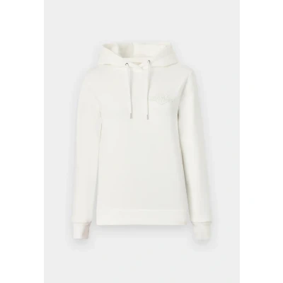 Afbeelding van GANT Tonal Shield Hoodie Sweater, Dames, Maat: XL, Eggshell