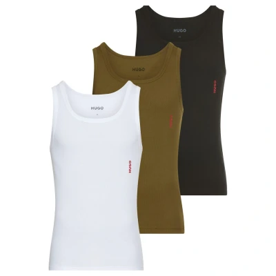 Afbeelding van HUGO TANK 3 PACK Hemd, Heren, Maat: Large, Open miscellaneous