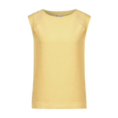 Afbeelding van Street One MIT MESH Blouse, Dames, Maat: 42, Gelb