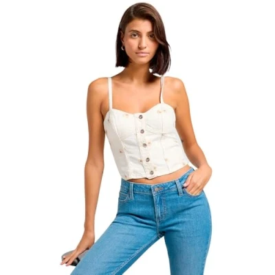 Afbeelding van Lee Embroidery Blouse, Dames, Maat: 38, Only peace