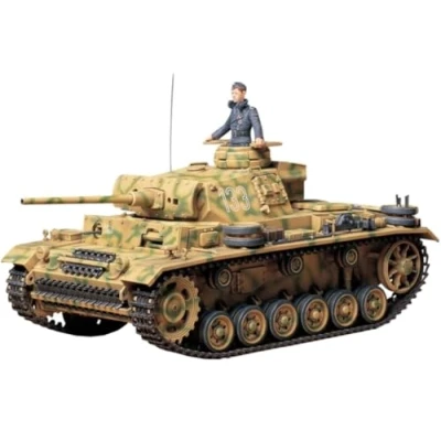 Afbeelding van TAMIYA 35215 1:35 Duitse PzKpfw. III AUSF. L (1), modelbouwset, plastic bouwpakket, bouwpakket voor montage, gedetailleerde replica, camo, meerdere kleuren