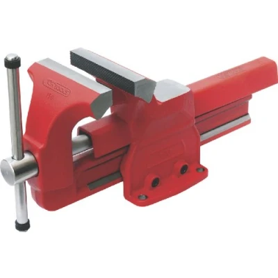Afbeelding van KS Tools, Bankschroeven + klemmen, Parallelbankschroef zonder draaischijf, 90 mm (100 mm)