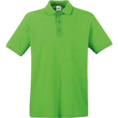 Afbeelding van Fruit Of The Loom Premium Heren Poloshirt Met Korte Mouwen (Lime)