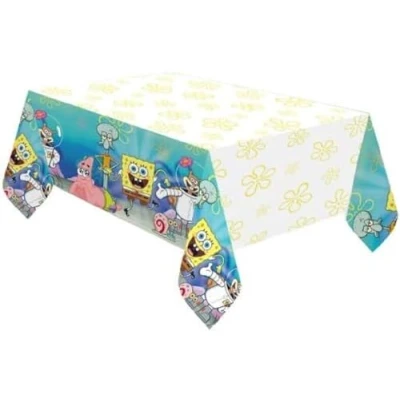 Afbeelding van Amscan Tafelkleed SpongeBob (120 x 180 cm)