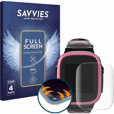 Afbeelding van Savvies Screenprotector voor Xplora X5 Play Folie Beschermfolie transparant volledig dekking (4 Stuks)