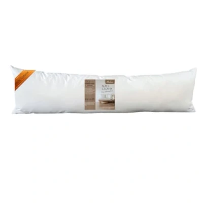 Afbeelding van GM Soft Cloud bedkussen, 40 x 145 cm, slaapkussen, 1 overtrek, 100% fris katoen, hypoallergeen en ademend, Made in Italy