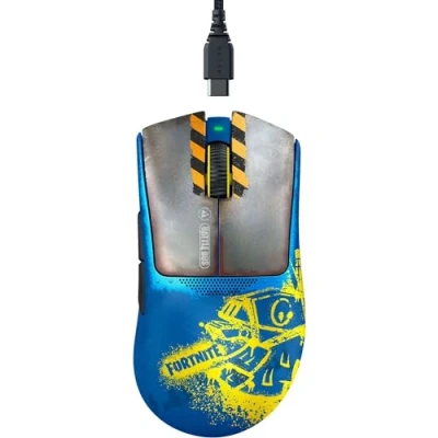 Afbeelding van Razer DeathAdder V3 Pro Fortnite Edition Draadloze Esports Gaming muis Focus 30K DPI optische sensor (63g licht, ergonomische vorm, Gen 3 schakelaars HyperSpeed Wireless)