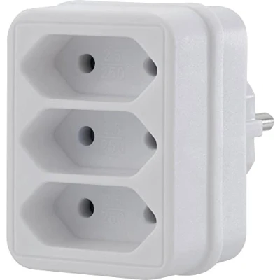 Afbeelding van Sygonix SY 4673752 Stopcontactsplitter Wit