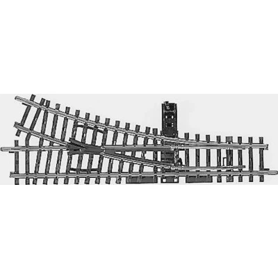 Afbeelding van H0 Märklin K rails (zonder ballastbed) 2266 Wissel, Rechts 168.9 mm 2 stuk(s)