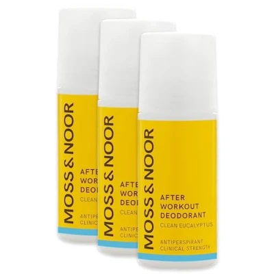 Afbeelding van Moss &amp; Noor After Workout Deodorant (Schone Eucalyptus, 3 pak (3 x 60 ml))