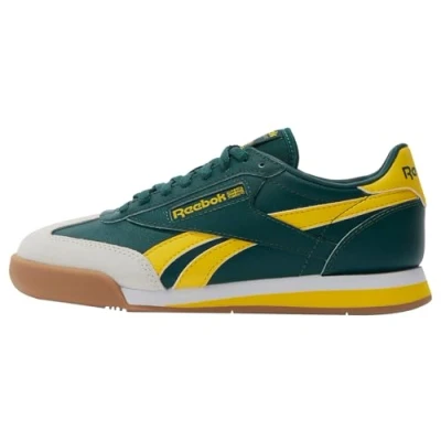 Afbeelding van Reebok Classic Campio XT Unisex Sneakers laag voor kinderen, Maat: 38.5, Collegiate green/golden haze/barely grey Leer/ synthetisch