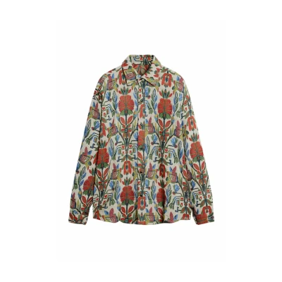 Afbeelding van Desigual Overhemd, Heren, Maat: Large, Red