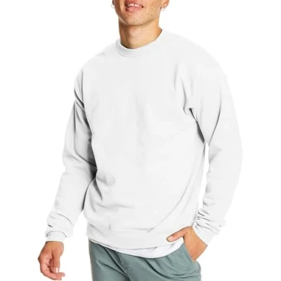 Afbeelding van Hanes Sweatshirt voor heren, 1 stuks, Wit/weelderige tuin, 4XL