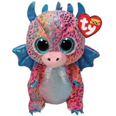 Afbeelding van Ty Flint Dragon Beanie Boo Regular Squishy Baby Soft Pluche Speelgoed Collectible Knuffel gevulde Teddy