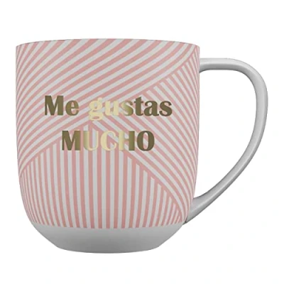 Afbeelding van Draeger Paris Keramische mok met opschrift &quot;Me Me Dist&quot;