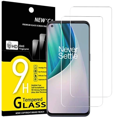 Afbeelding van NEW&#039;C 2 Stuks, Screen Protector voor OnePlus Nord N10 5G, Gehard Glass Schermbeschermer Film 0.33 mm ultra transparant, resistent