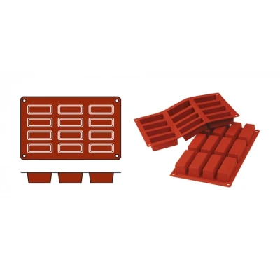 Afbeelding van Siliconen Bakvorm Cake Mini 79x29x30mm (12)