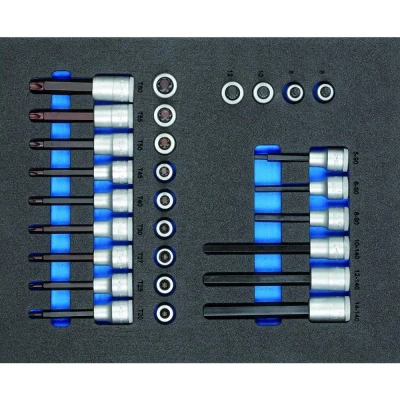 Afbeelding van Set schroevendraaierbits 1/2&quot; in 2/4 CT module