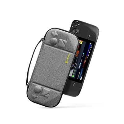Afbeelding van tomtoc Carrying Case Compatible with Steam Deck, Protective case, Hard Portable Travel bag for Deck Console &amp; Accessories, Shockproof, friendly