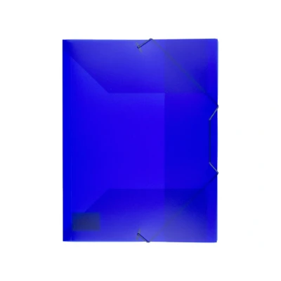 Afbeelding van Kangaro elastomap A4 PP transparant blauw K 58190661