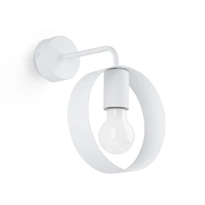 Afbeelding van Sollux Lighting Wandlamp Titran 1 E27 fitting Excl. lichtbron Max. 15W LED Wit