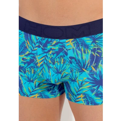 Afbeelding van HOM Valley Boxer briefs Turquoise print mannen S