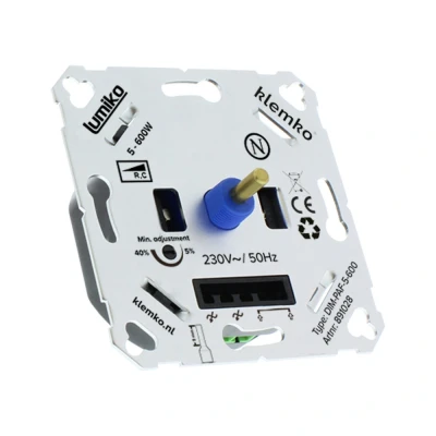 Afbeelding van Klemko LED draaidimmer DIM PAF 5 600 inbouw